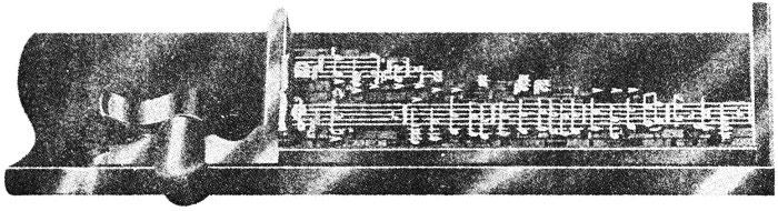 Locking Type - Music type being set into a puzzle.